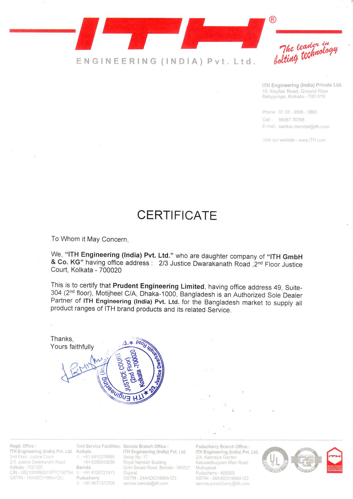 Dealership Certificate_ITH